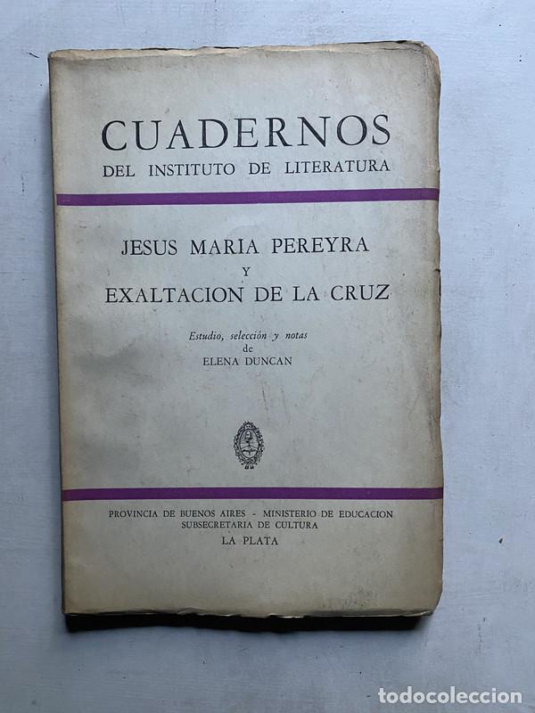Livros em segunda m&atilde;o: Jesus Maria Pereyra y Exaltacion de la Cruz - Duncan Elena