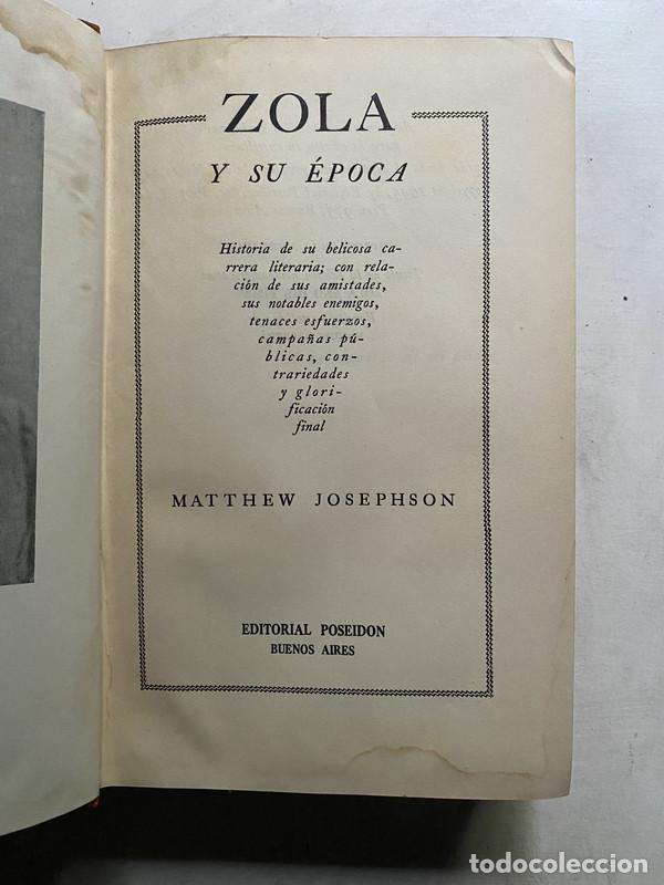 Libros: Zola y su epoca - Josephson Matthew - Foto 1