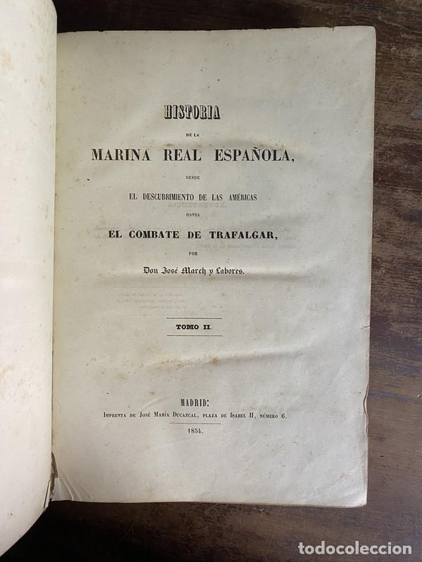 B&uuml;cher: Historia de la Marina Real Espa&ntilde;ola - March y Labores Jose