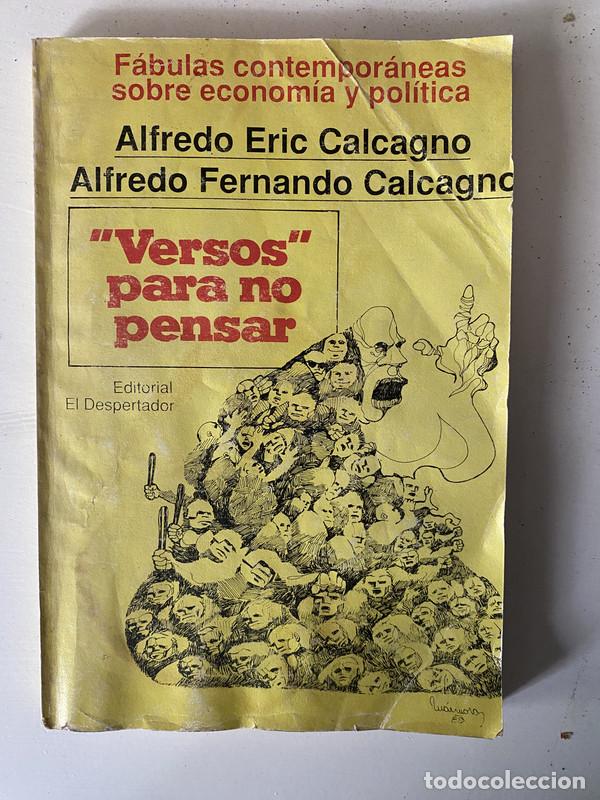 Livros em segunda m&atilde;o: Versos para no pensar - Calcagno Alfredo Eric y Calcagno Alfredo Fernando