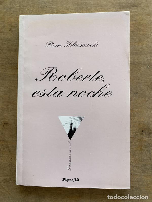 Livros em segunda m&atilde;o: Roberte esta noche - Klossowski Pierre