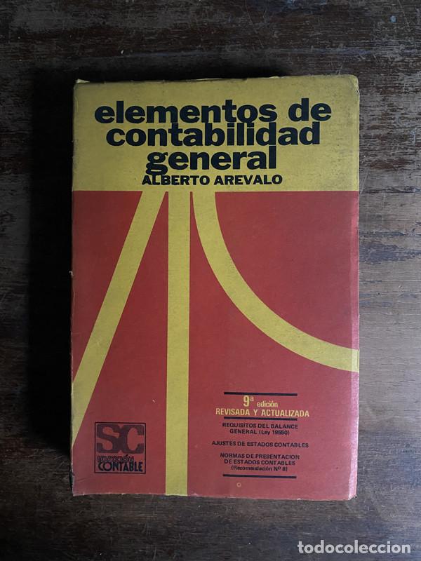 Libros: Elementos de contabilidad general - Arevalo Alberto
