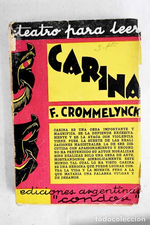 books: Carina: Crommelynck, Fernand.- Crommelynck, Fernand