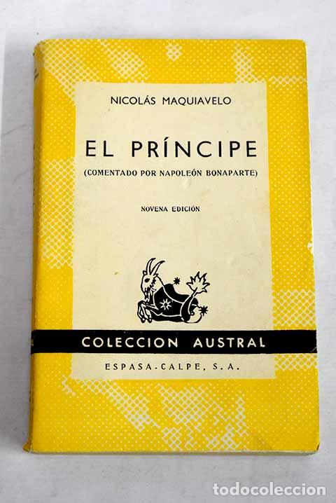 Livros em segunda m&atilde;o: El pr&iacute;ncipe: Maquiavelo, Nicol&aacute;s.- Maquiavelo, Nicol&aacute;s