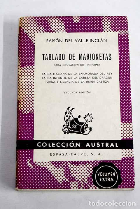 Livros em segunda m&atilde;o: Tablado de marionetas para educaci&oacute;n de principes.- Valle-Incl&aacute;n, Ram&oacute;n del