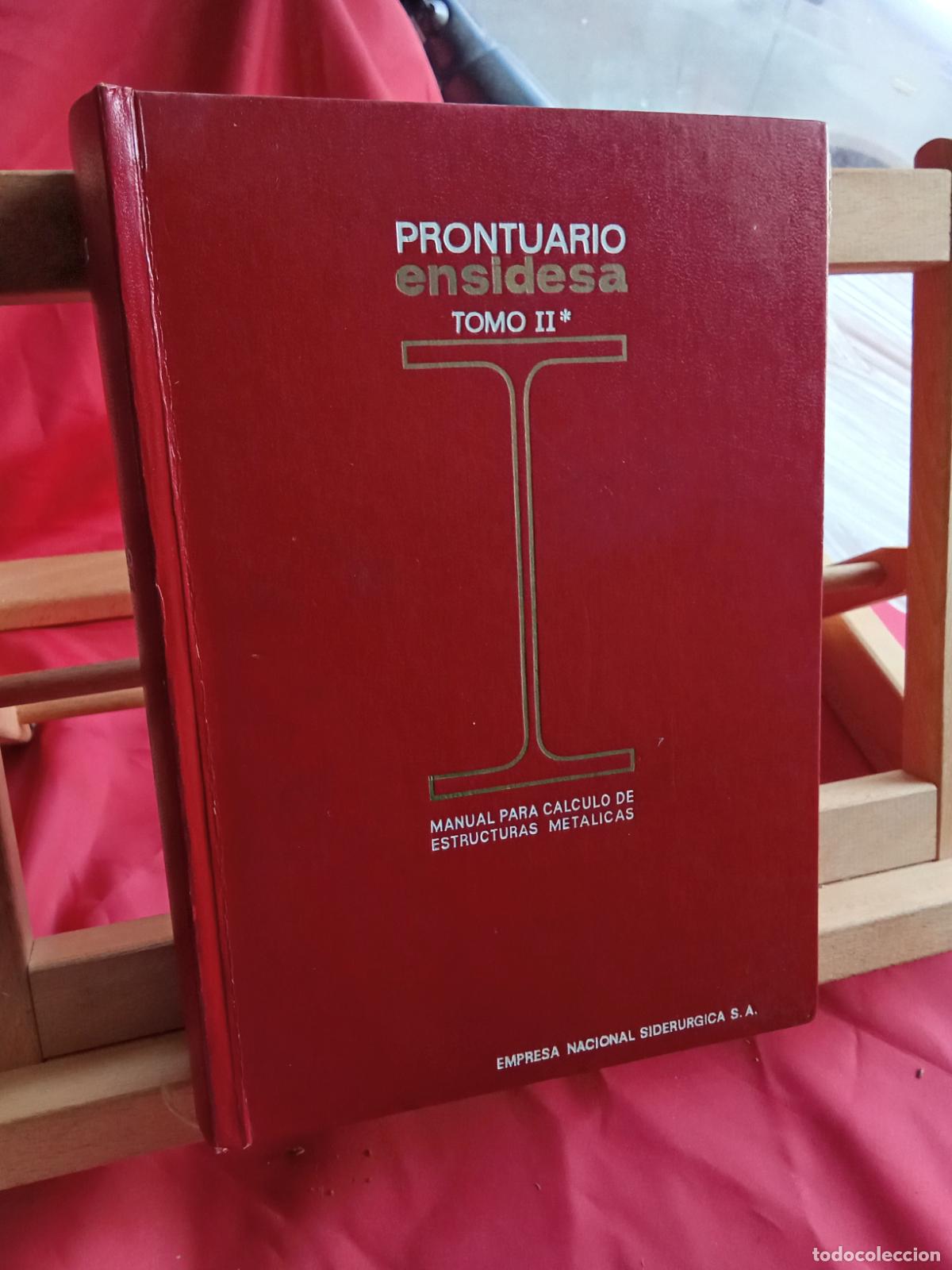 Libros: Prontuario Ensidesa Tomo II L.28105-918