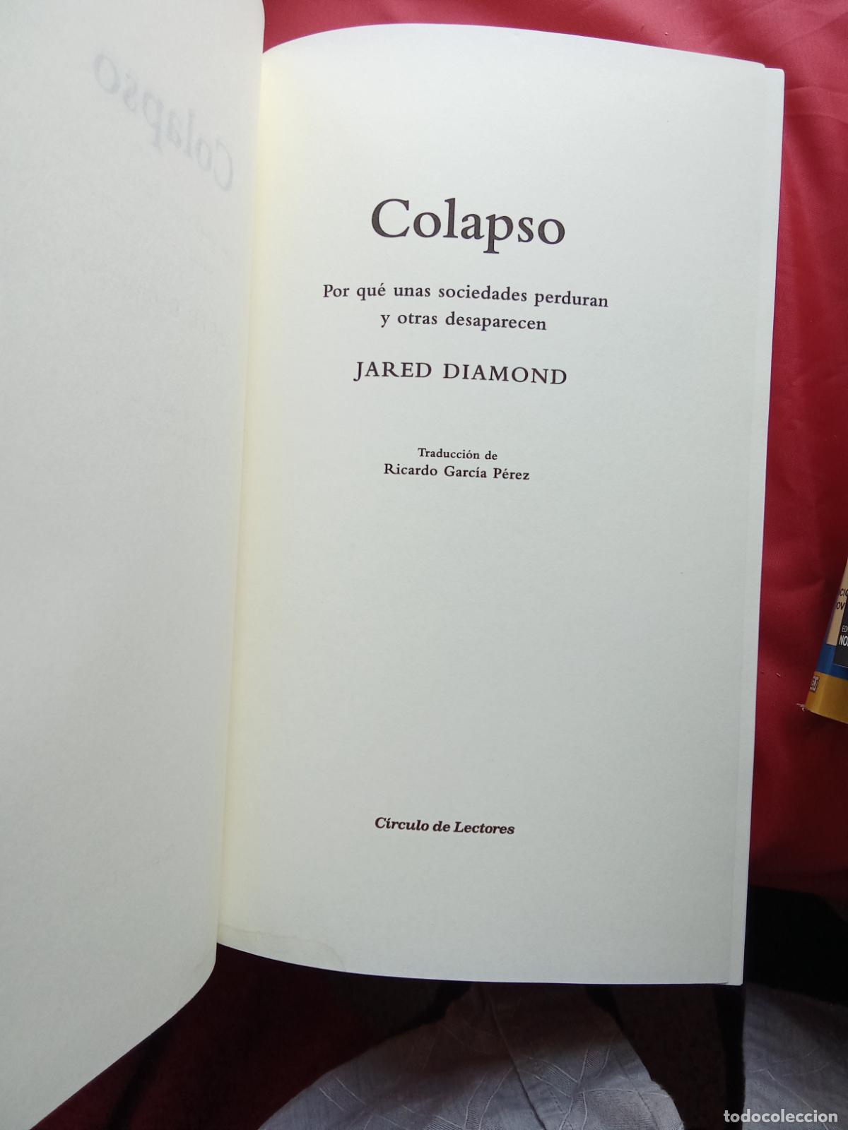 Libros: Colapso. Jared Diamond L.28105-919 - Foto 3