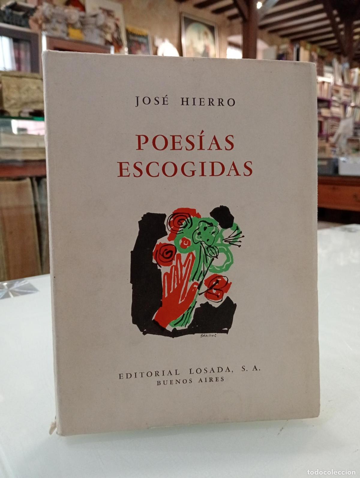 Libros: Poes&iacute;as escogidas - Hierro, Jos&eacute;.