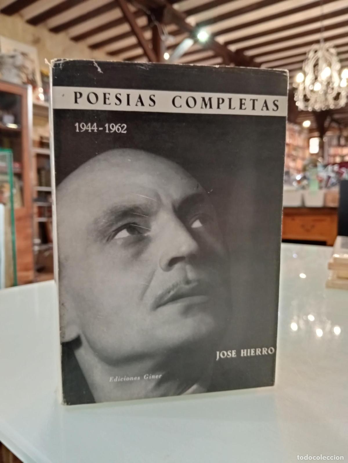 Libros: Poes&iacute;as completas 1944-1962 - Hierro, Jos&eacute;.