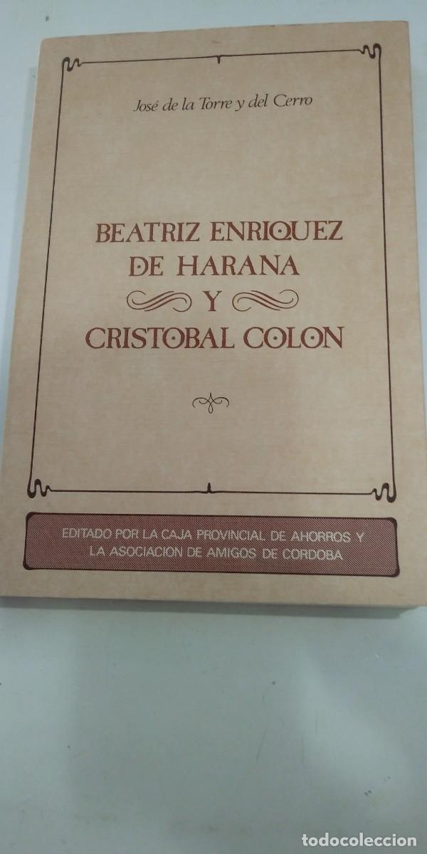 Libros: Beatriz Enr&iacute;quez de Harana y Crist&oacute;bal Col&oacute;n Jos&eacute; de la Torre y del Cerro