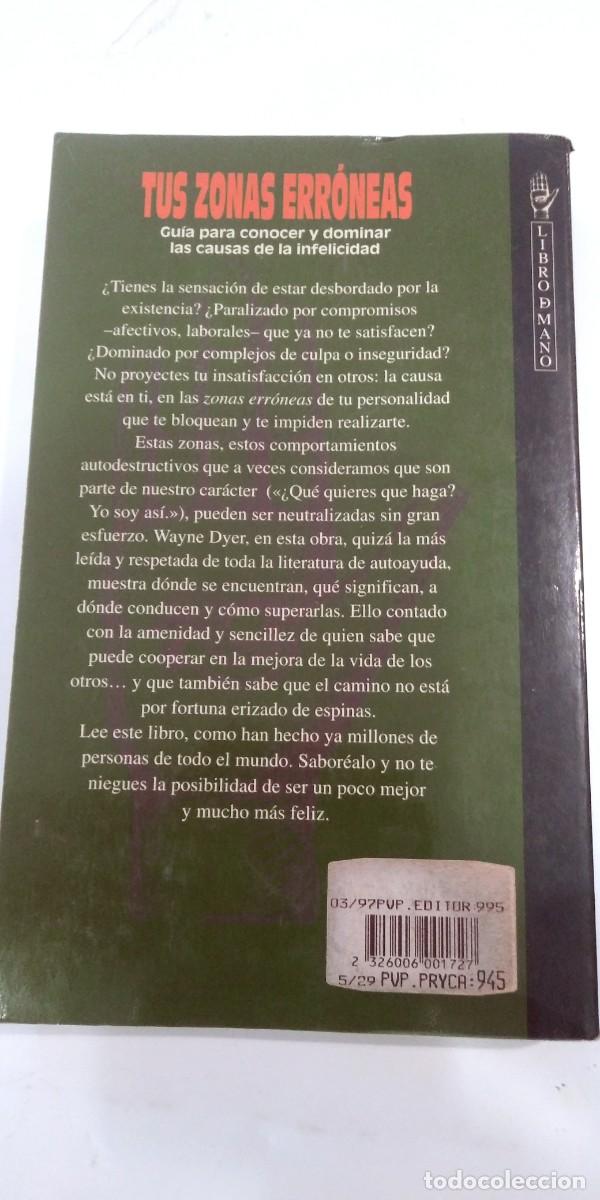 Libros: Tus zonas err&oacute;neas Dr. Wayne W. Dyer - Foto 2