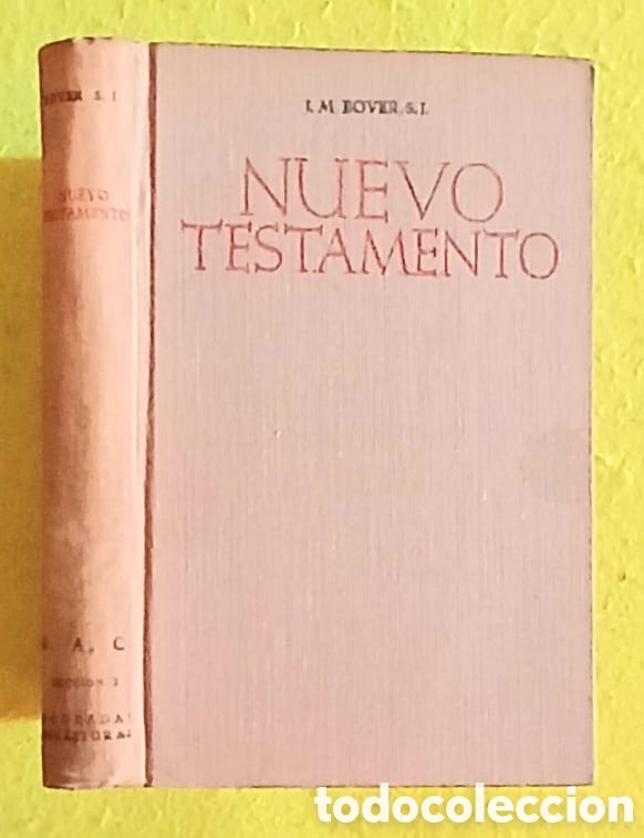 Libros: Nuevo testamento, Jos&eacute; Maria Bover