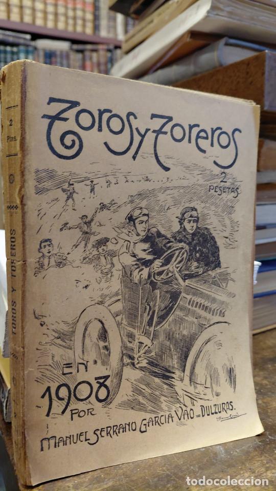 Livros em segunda m&atilde;o: TOROS Y TOREROS EN 1908. Detalles y apreciaci&oacute;n de la &uacute;ltima temporada taurina. A&ntilde;o V. - SERRANO
