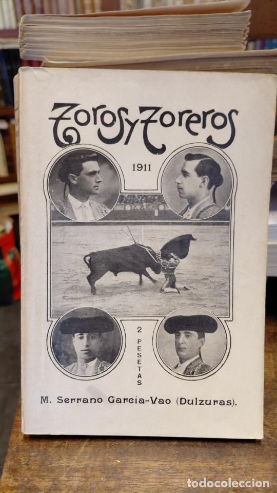 Libros: TOROS Y TOREROS EN 1911. Detalles y apreciaci&oacute;n de la &uacute;ltima temporada taurina. A&ntilde;o VIII. - SERRA