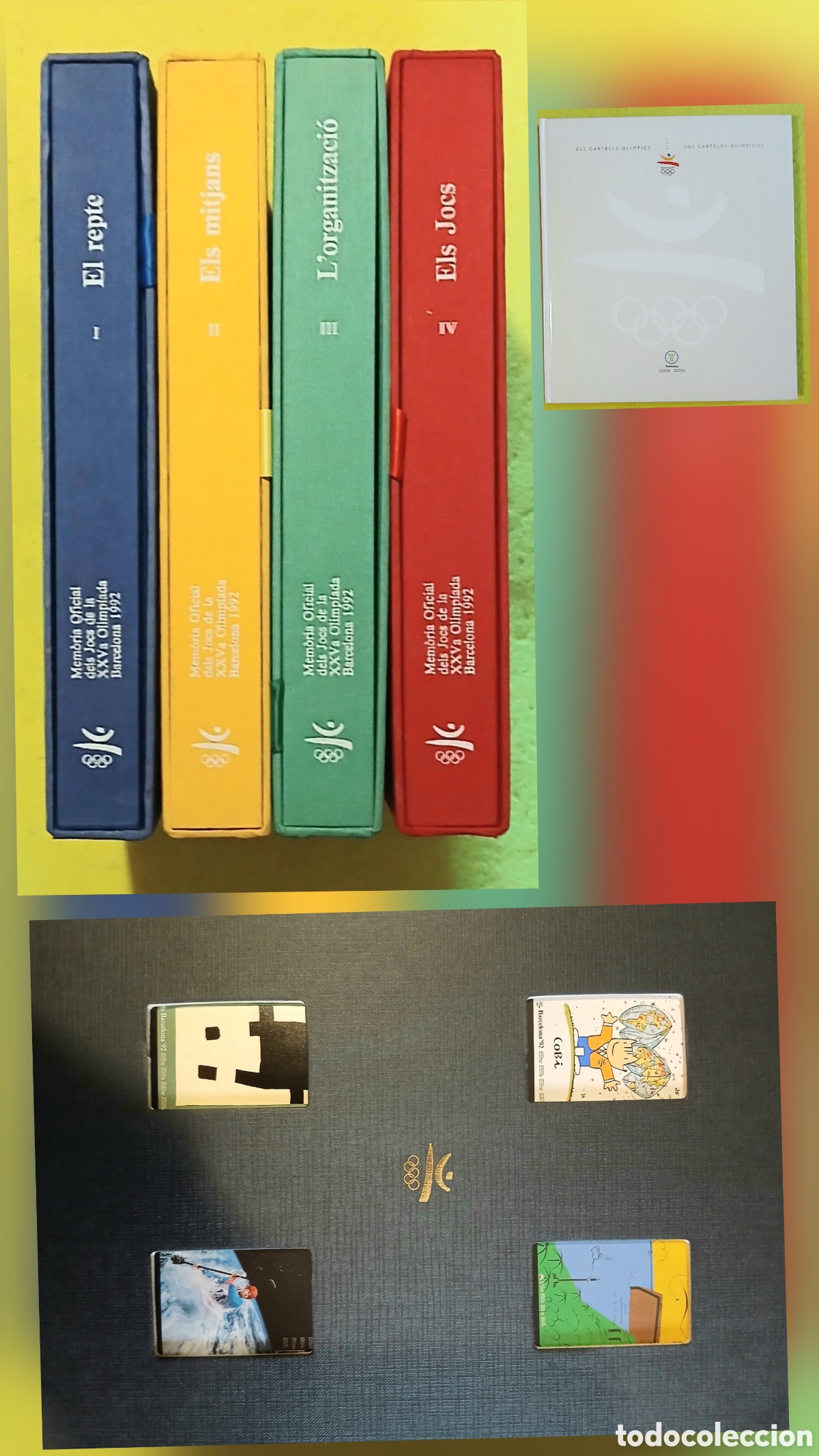 Libros: Mem&ograve;ria oficial dels jocs, Barcelona 92 i els cartells olimpics