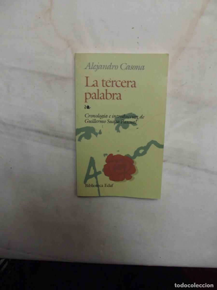 Libros: LA TERCERA PALABRA DE ALRJANDRO CASONA