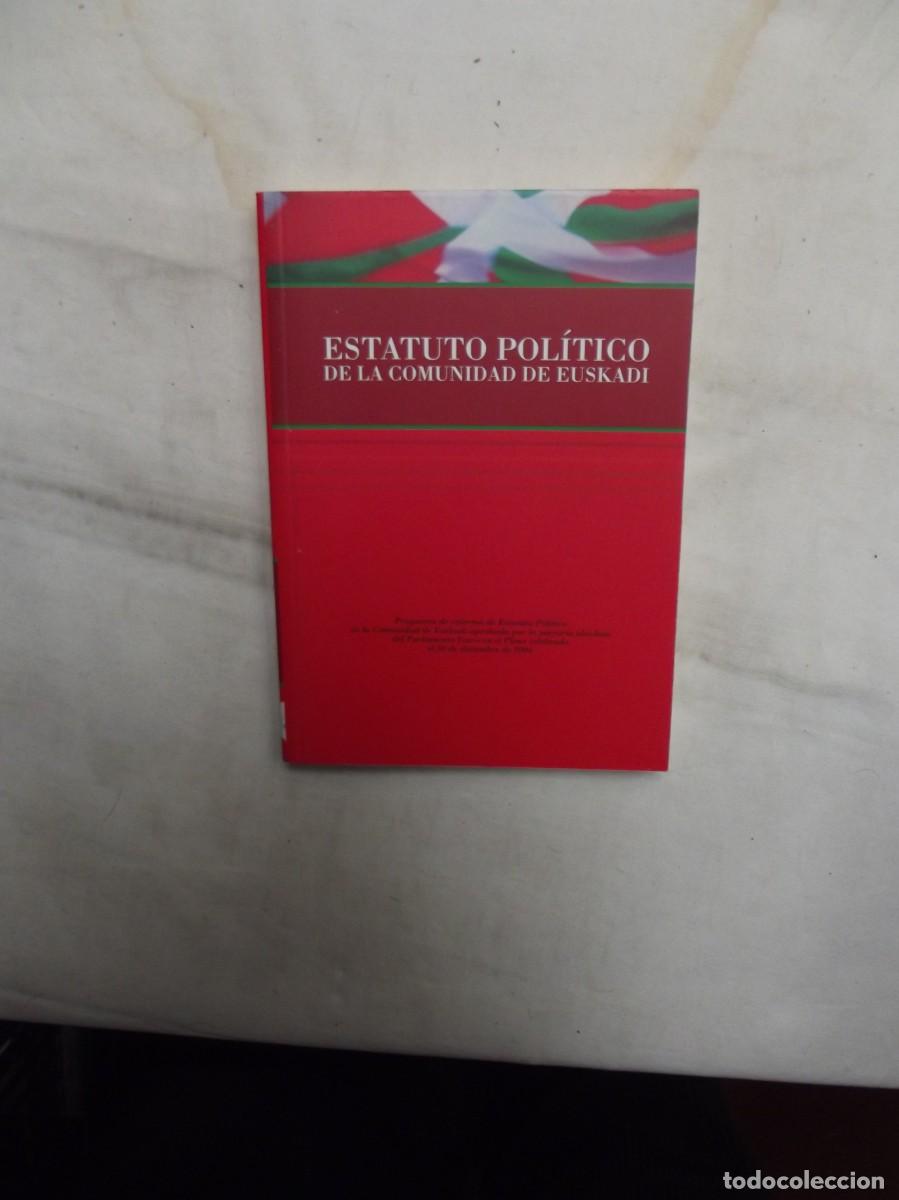 Libros: ESTATUTO POLITICO DE LA COMUNIDAD DE EUSKADI