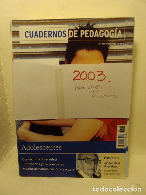 Livres: CUADERNOS DE PEDAGOG&Iacute;A enero &ndash; diciembre 2003 -