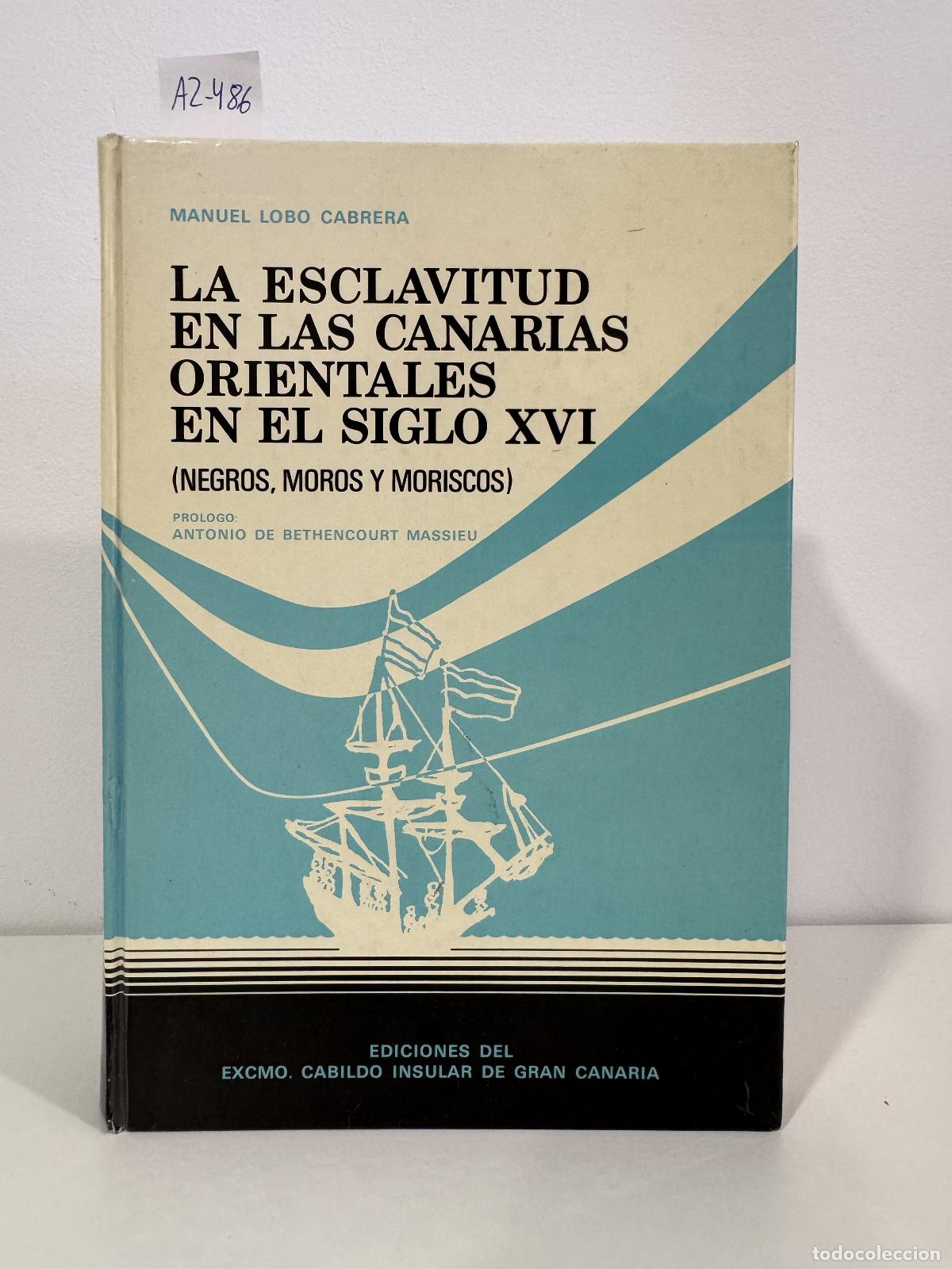 books: LOBO CABRERA, Manuel. - La esclavitud en las Canarias orientales en el siglo XVI (negros, moros y mo