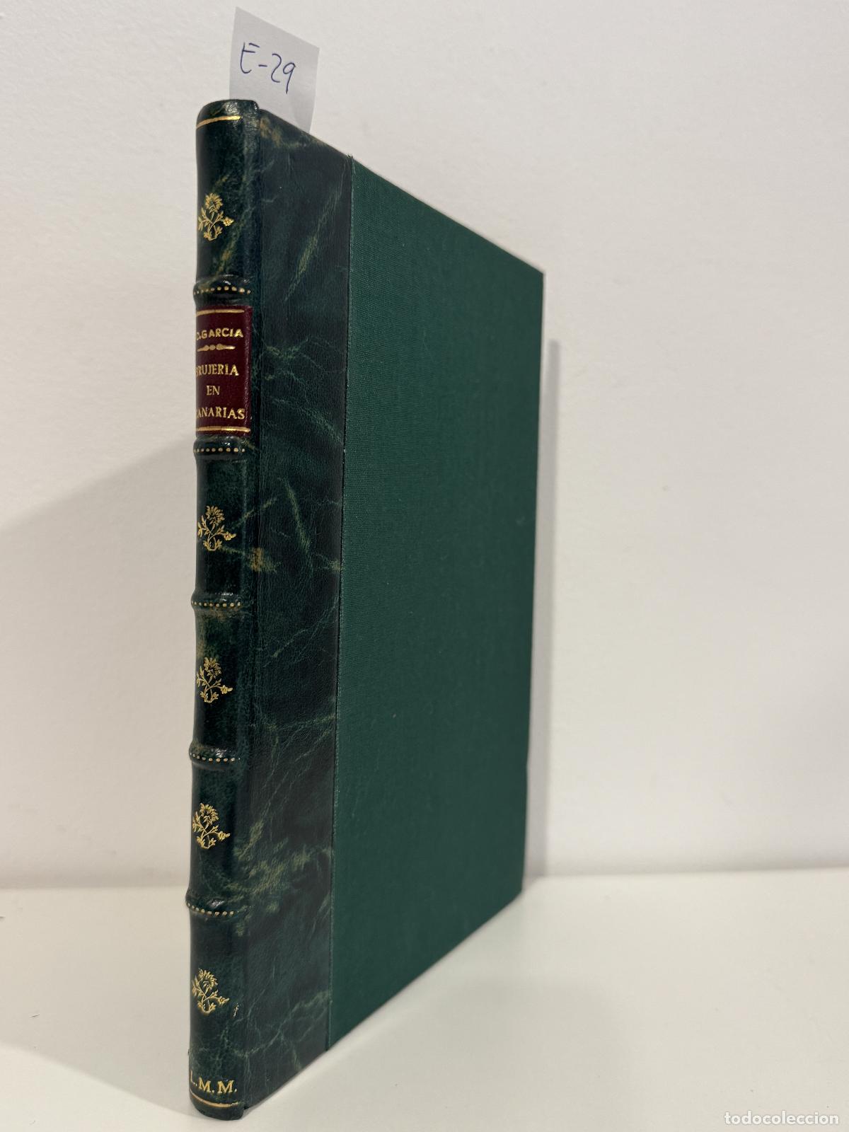 Libros: GARC&Iacute;A BARBUZANO, Domingo. - La brujer&iacute;a en Canarias.