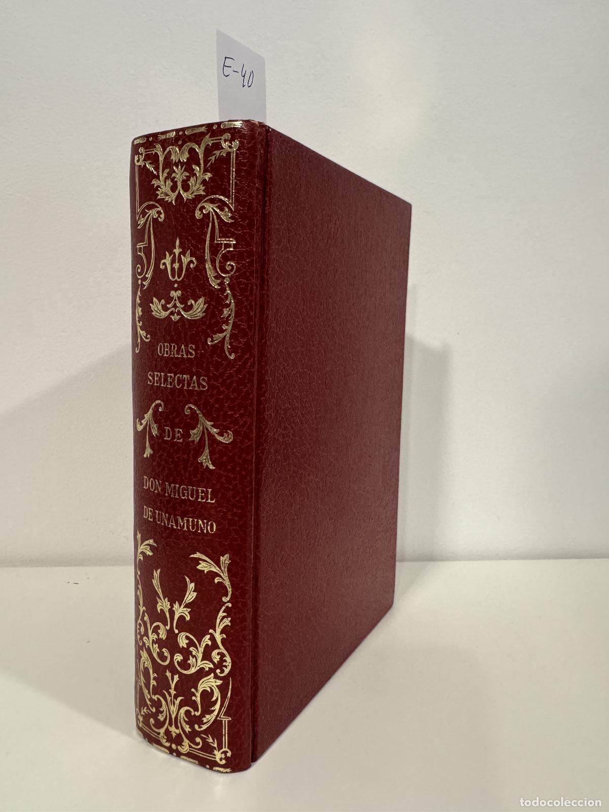 Libros: de UNAMUNO, Miguel. - Obras Selectas.