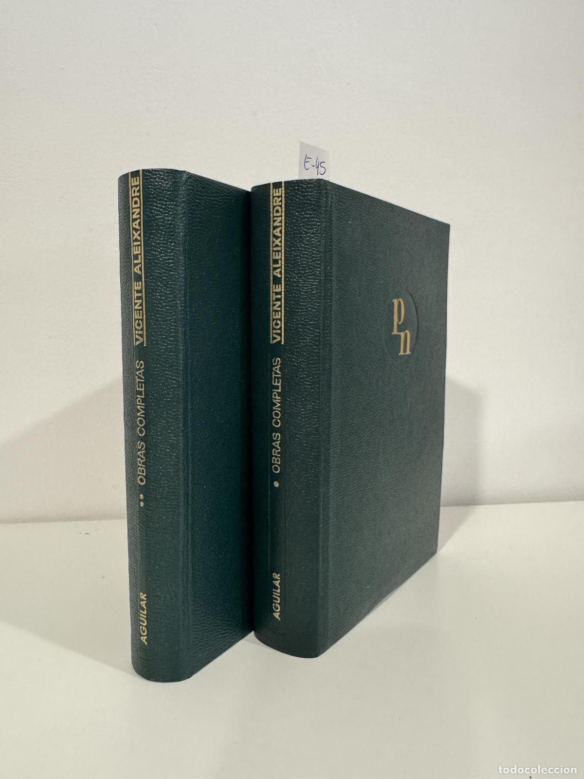 Libros: ALEIXANDRE, Vicente. - Obras Completas. (Tomos I yII).