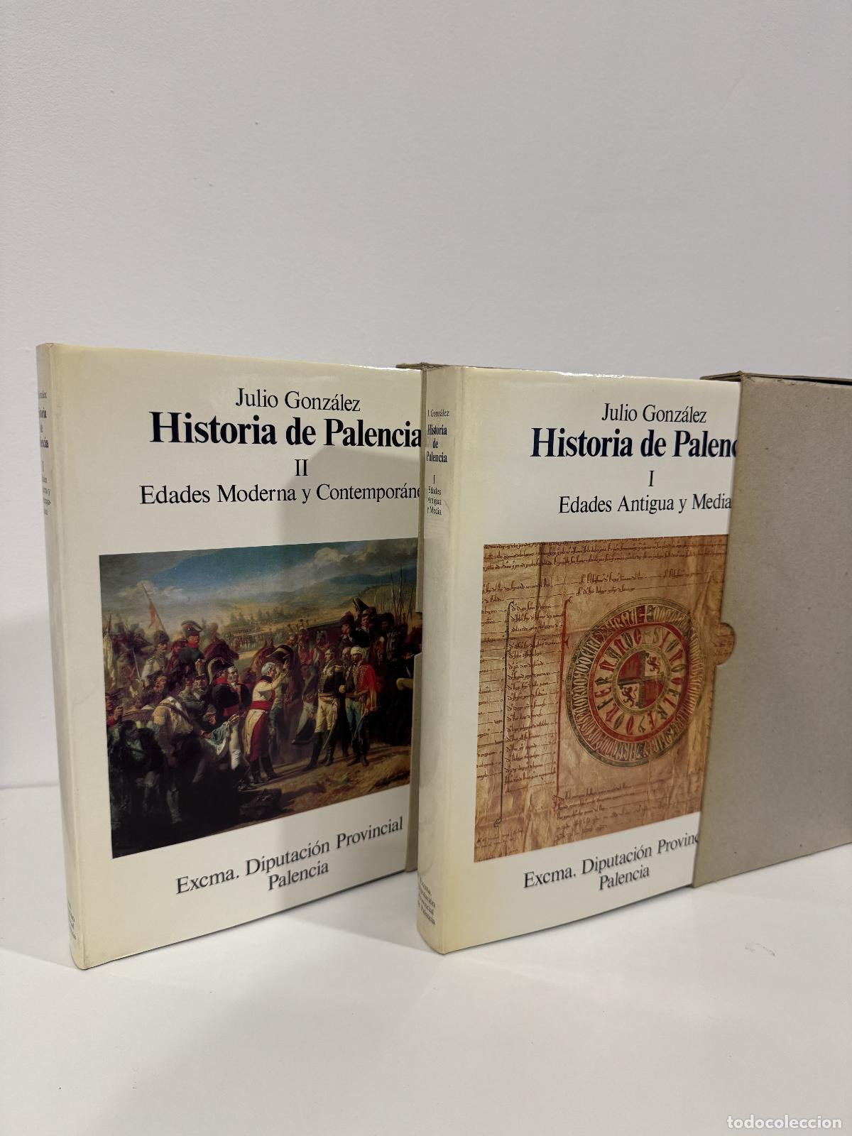Libros: GONZ&Aacute;LEZ, Julio. - Historia de Palencia. (2 tomos). - Foto 1