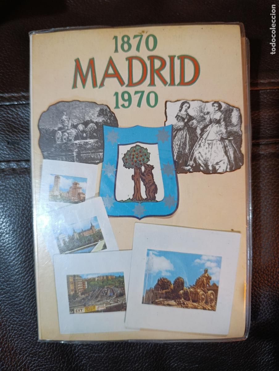 Libros: MADRID 1870 1970 DE SIGLO A SIGLO CON 24 DIAPOSITIVAS