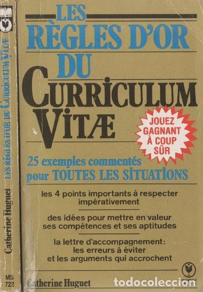 books: Les r&egrave;gles d'or du curriculum vitae- 9782501007412