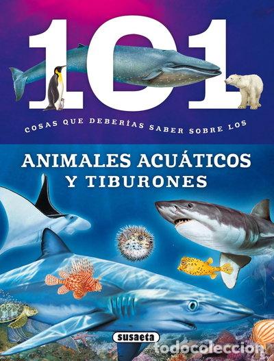 Libros: Animales acu&aacute;ticos y tiburones- 9788467734676