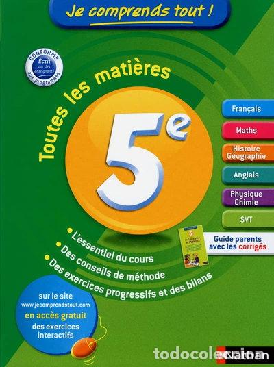 books: Toutes les mati&egrave;res 5e- 9782091867007
