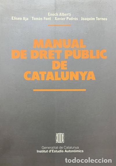 Livros em segunda m&atilde;o: Manual de dret p&uacute;blic de Catalunya- 9788439325345
