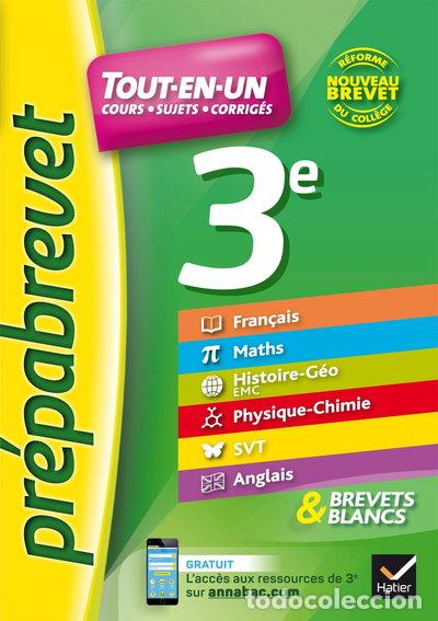 Livres: Tout-en-un 3e : cours et entra&icirc;nement dans toutes les mati&egrave;res- 9782218996849