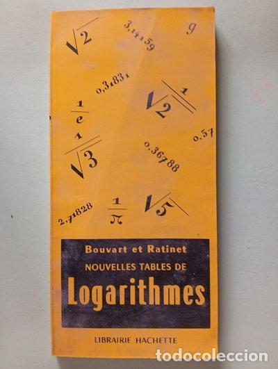 Libros: Nouvelles tables de logarithmes- 9782010006685