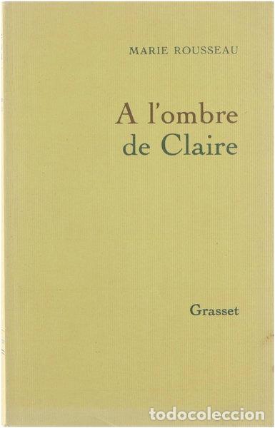 Libros: A l'ombre de Claire- 9782246362111