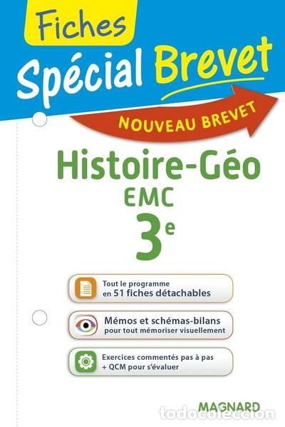 Libros: Sp&eacute;cial Brevet Fiches Histoire-G&eacute;ographie-EMC 3e- 9782210751743