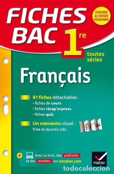 B&uuml;cher: Fiches bac Fran&ccedil;ais 1re toutes s&eacute;ries- 9782218986086
