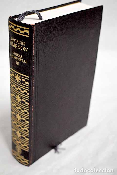Libros: Obras completas, Tomo III.- Simenon, Georges