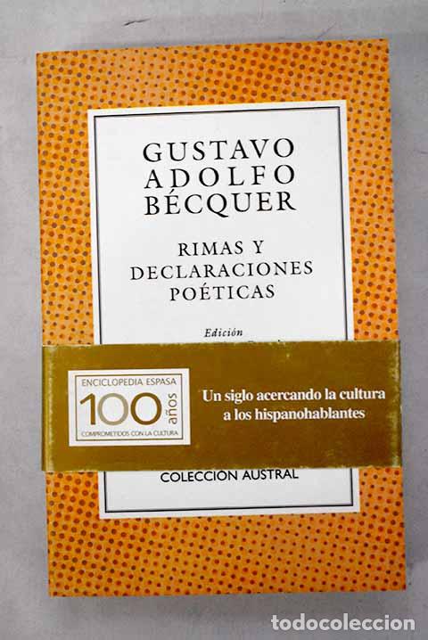 Libros: Rimas y Leyendas: B&eacute;cquer, Gustavo Adolfo.- B&eacute;cquer, Gustavo Adolfo