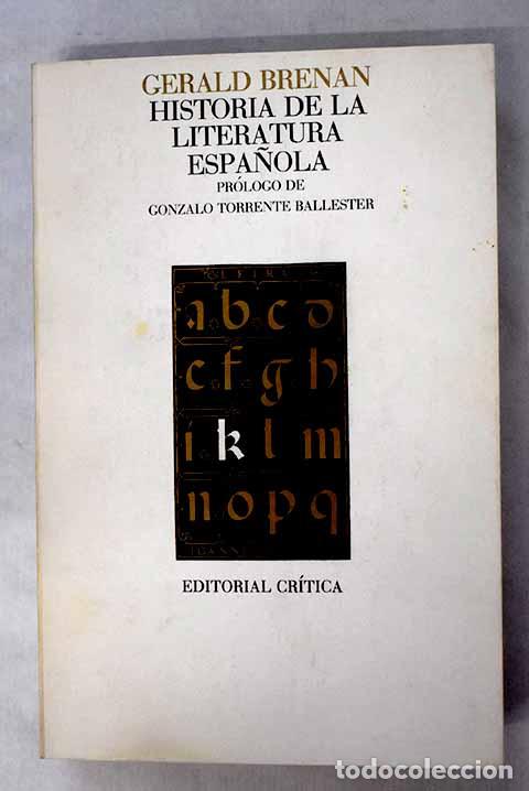 B&uuml;cher: Historia de la literatura espa&ntilde;ola.- Brenan, Gerald