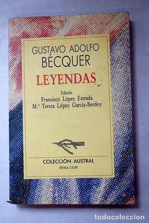Libros: Leyendas: B&eacute;cquer, Gustavo Adolfo.- B&eacute;cquer, Gustavo Adolfo - Foto 1