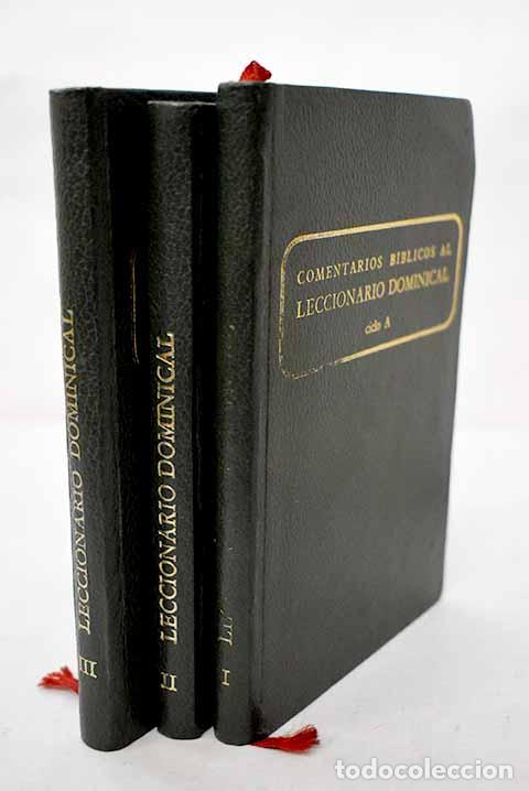 Libros: Comentarios b&iacute;blicos al leccionario dominical ( A.B.C)