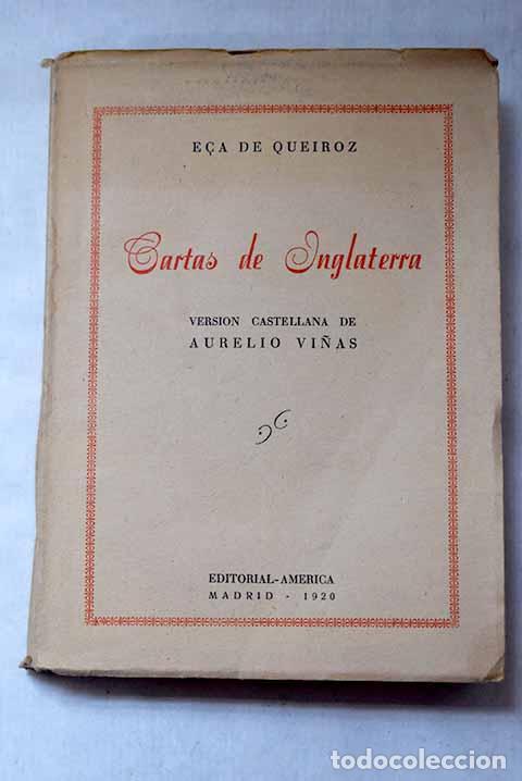 Libros: Cartas de Inglaterra.- E&ccedil;a de Queir&oacute;z, Jos&eacute; Mar&iacute;a