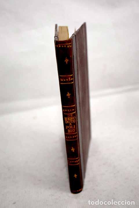 Libros: De Her&oacute;doto a Polibio: el pensamiento hist&oacute;rico de la cultura griega.- Romero, Jos&eacute; Luis