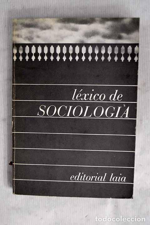 Libros: L&eacute;xico de Sociolog&iacute;a.- Birou, Alain