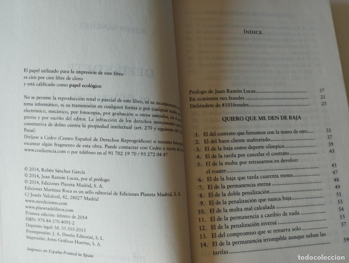 Libros: Defi&eacute;ndete de 101 fraudes. Rub&eacute;n S&aacute;nchez. - Foto 3