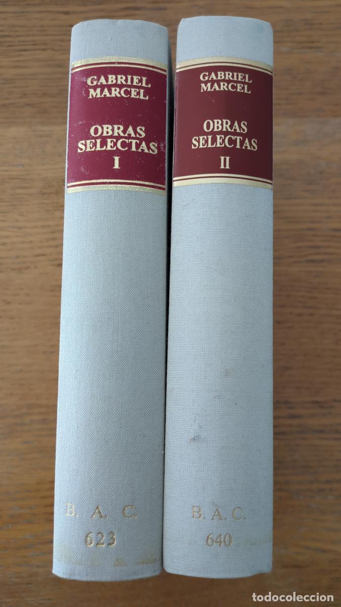 Libros: OBRAS SELECTAS TOMOS I Y II - GABRIEL MARCEL