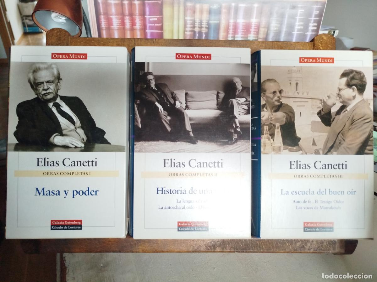 Libros: Obras completas (3 tomos) - Canetti, Elias (1905-1994)