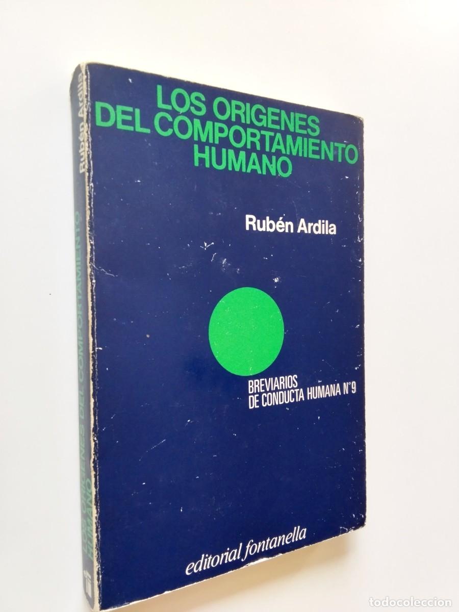 books: Rub&eacute;n Ardila - Los or&iacute;genes del comportamiento humano
