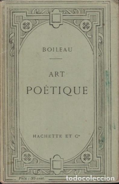 Livros em segunda m&atilde;o: ART PO&Eacute;TIQUE. - Boileau.